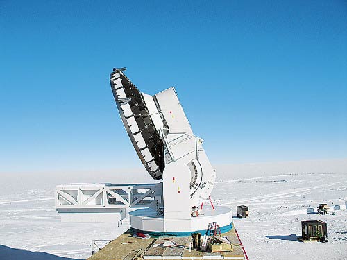 Observe the sky from Antarctica