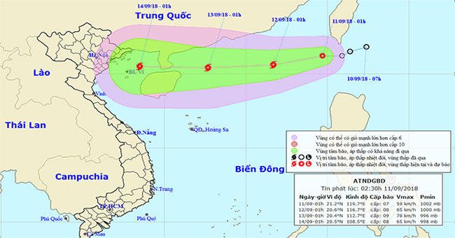 Occurrence of tropical depressions in the East Sea is likely to increase to a storm
