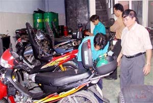 Official circulation of the first 25 gas-powered motorcycles