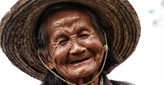 Old age smile: 'No teeth' is still beautiful