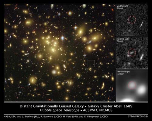 One of the youngest and brightest galaxies in the universe