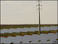 Opening the world's largest solar power plant