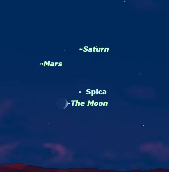 Opportunity to rarely see Mars from Earth