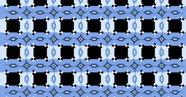 Optical illusions fool the brain with color