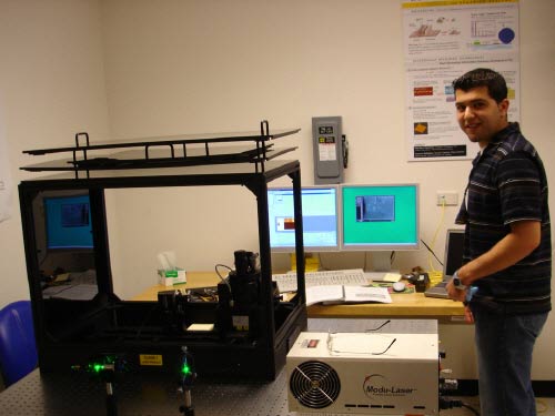 Optical memory - from nanolaser to 1 Tbit / inch2