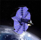 Origami photovoltaic batteries used in space