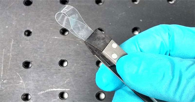 Origin of material ... thicker when stretched