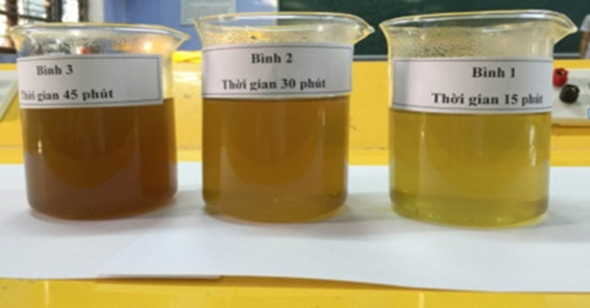 Out of tooth decay with mouthwash from young leaves of Hue students