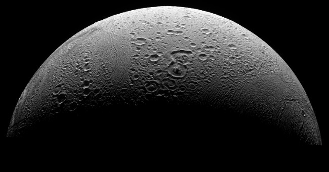 Overview of Saturn's moon Enceladus