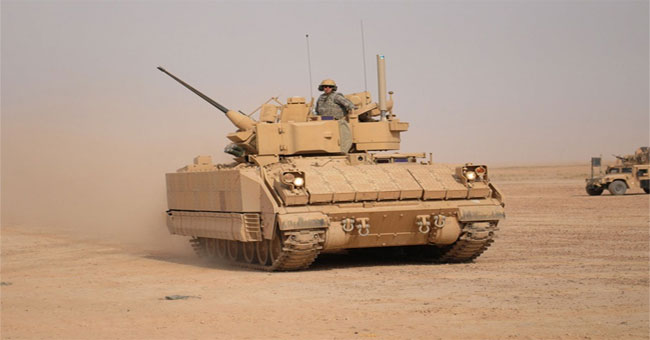Overview of strength of American M2 and M3 Bradley infantry fighting vehicles
