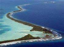 Pacific: islands are threatened by storms.