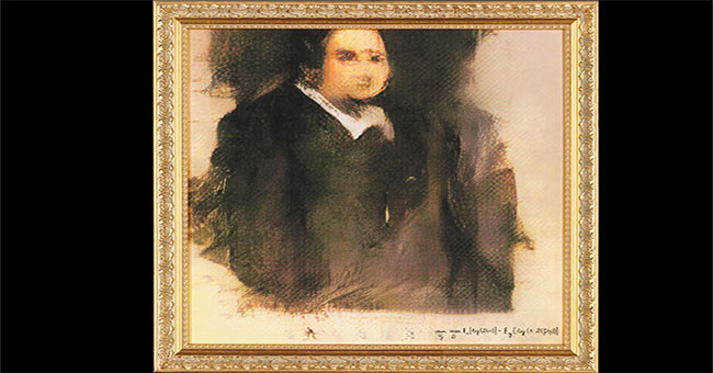Painting by artificial intelligence is about to be brought ... auction