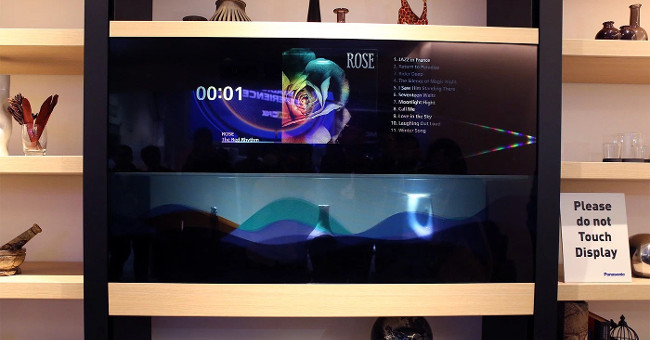 Panasonic's first stealth TV