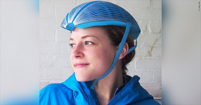 Paper helmets can be folded