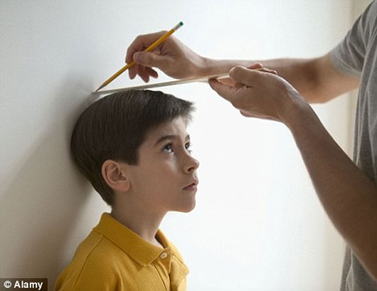 Parent origin affects the height of children