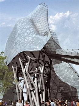 Paris built buildings using wind power