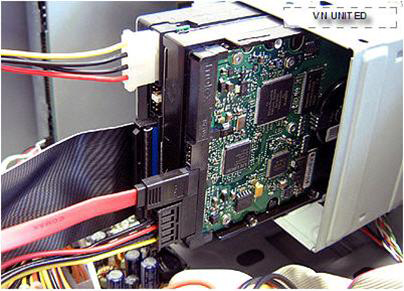 Part II: Installing the hard drive into the system