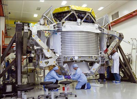 Particle counting machine on the International Space Station