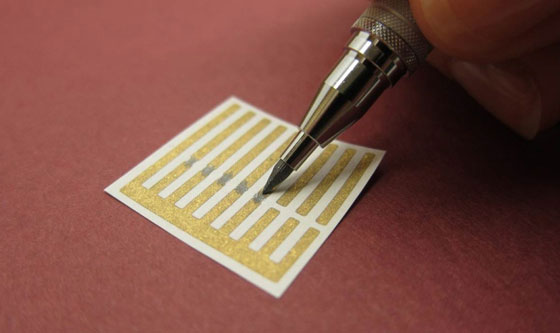 Pencil draws gas sensors on paper