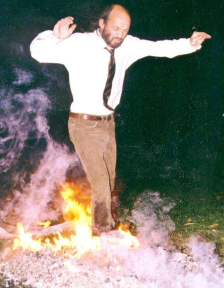 People can go on fire