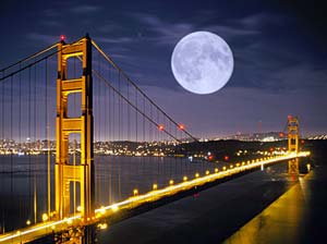 People live by the moon