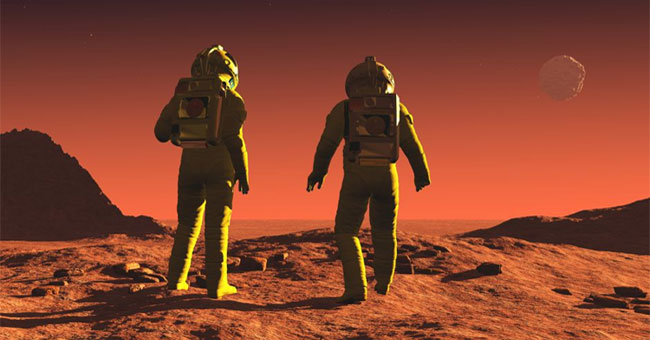 People on Mars are also not sure to avoid apocalypse?