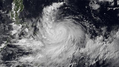 Philippines after the storm of Thunder Spirit passed