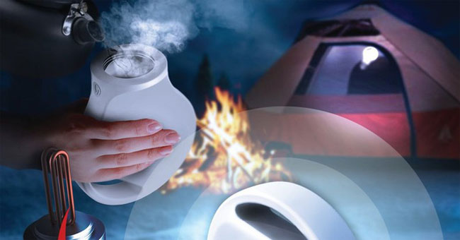 Phone charger can work forever only with boiling water and ice cold