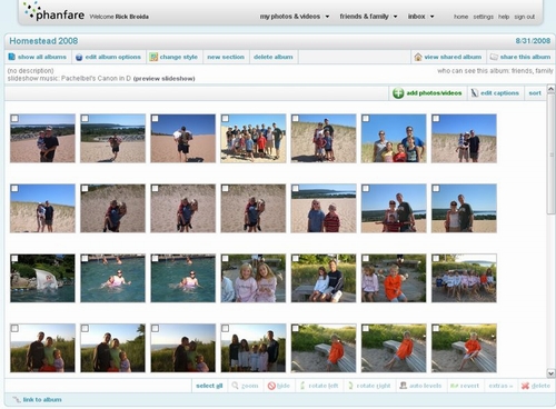 Photo sharing services anytime, anywhere