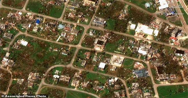 Photo: Super typhoon Yutu caused heavy damage when landing in the Philippines