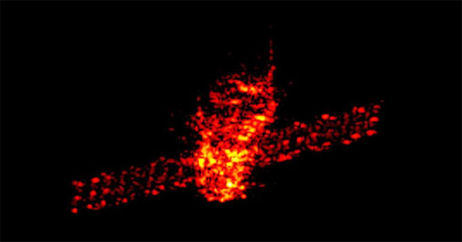 Photograph of the 8.5 ton Chinese space station about to fall to Earth
