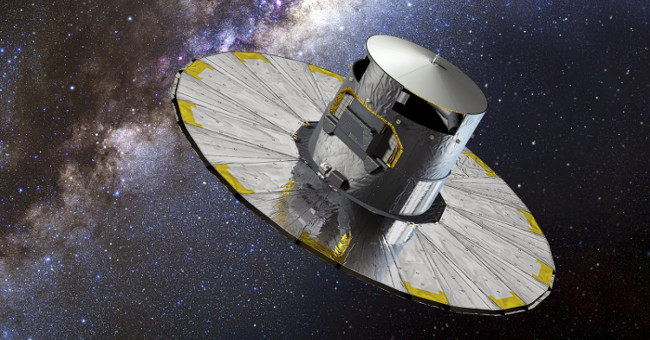 Photograph of the Milky Way from the Gaia ship