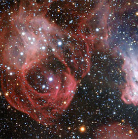 Photograph the process of birth and death of stars