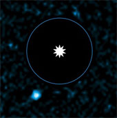Photographing the planet 300 light years from Earth
