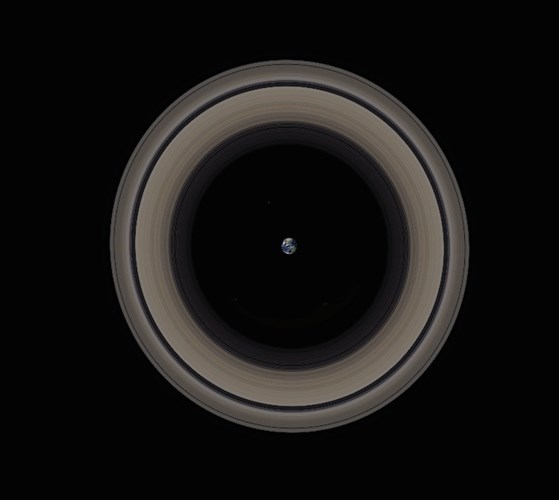 Photos show that the Earth is so small