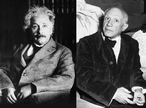 Picasso drew Einstein's theory of relativity?