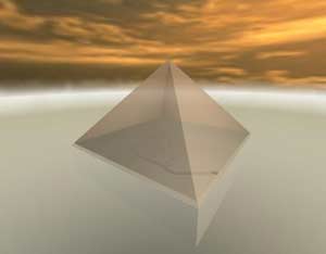 Pioneers measure pyramids very precisely
