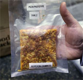 Pizza for three years soldiers still eat well