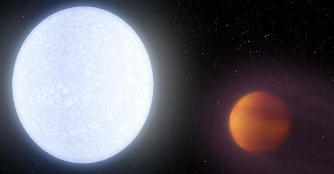 Planet is more than 4,000 degrees Celsius in the universe