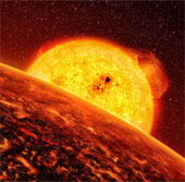 Planetary candidate has the shortest orbit