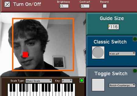 Play music with the nose