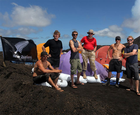 Playing with volcanoes