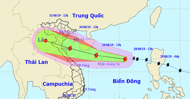 Podul storm threatened the central provinces