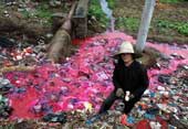 Polluted lands in China