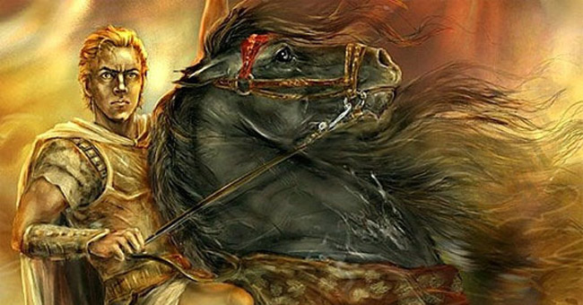 Portrait of great generals in world history