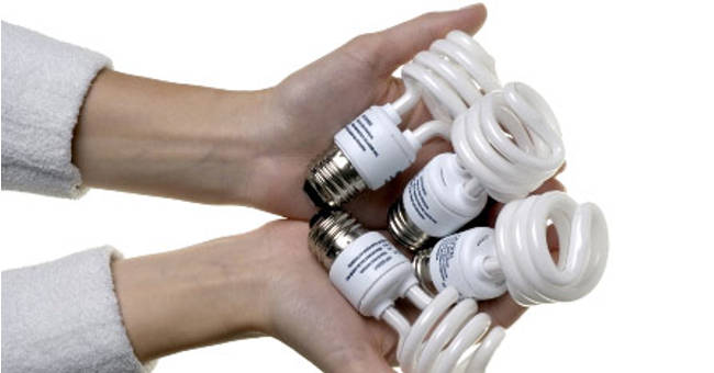 Potential hazards inside energy-saving compact fluorescent light bulbs