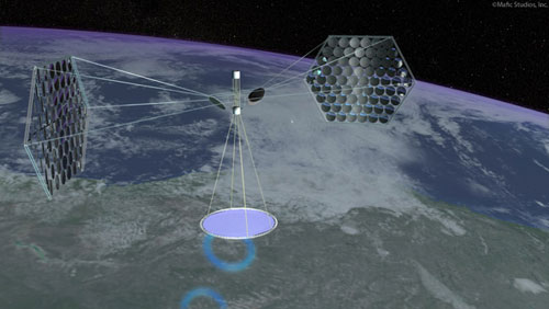 Power transmission by radio waves