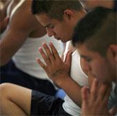 Practice yoga in prison