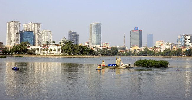 Preparations of Germany to rescue dirty lakes in Hanoi