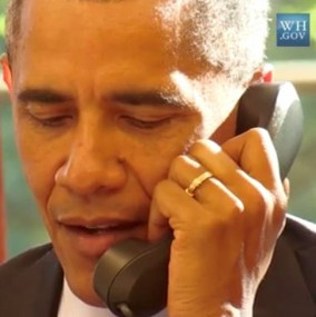 President Obama called the International Space Station